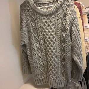 Thick woven sweater